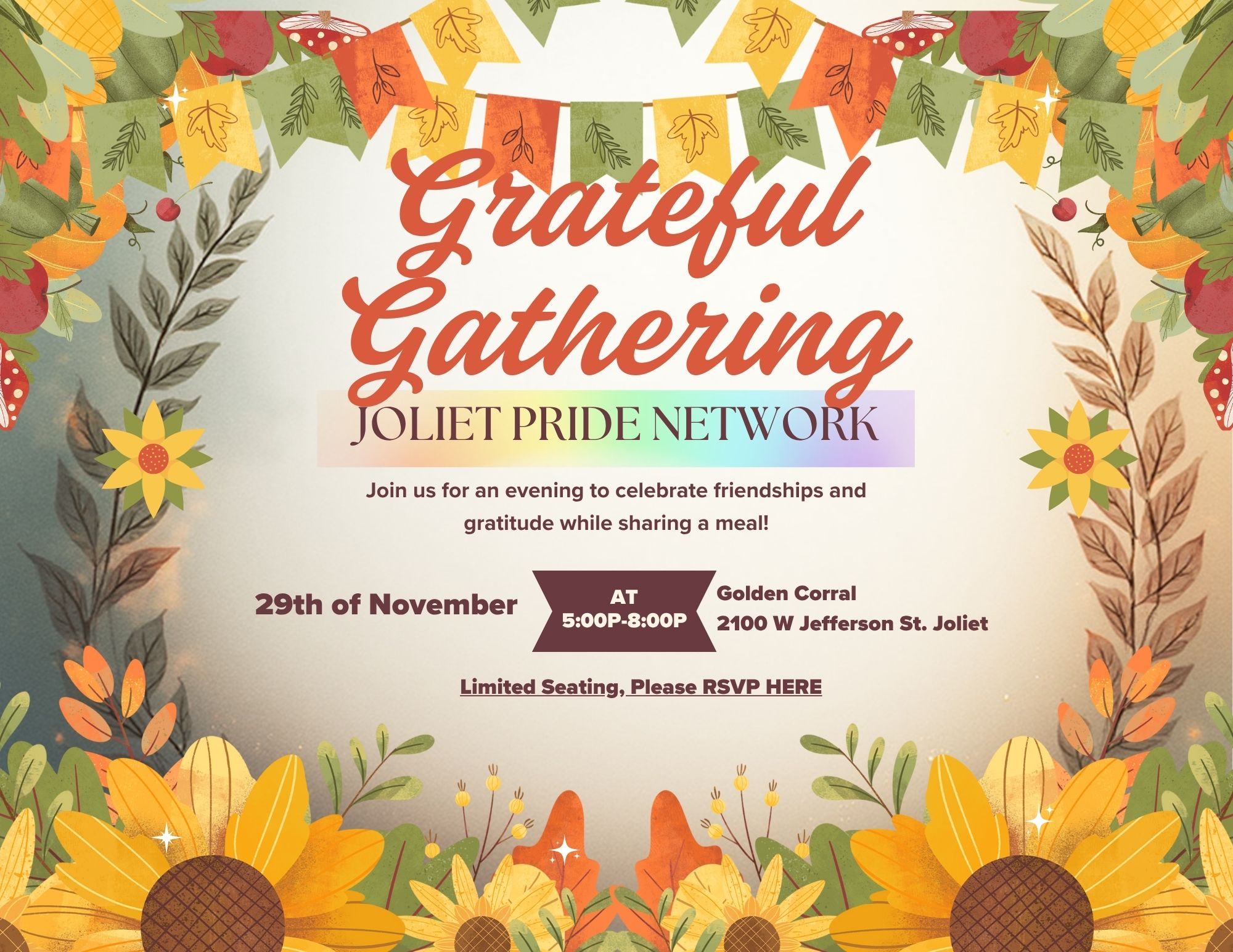 Joliet Pride Network’s 3rd Annual ‘Grateful Gathering’